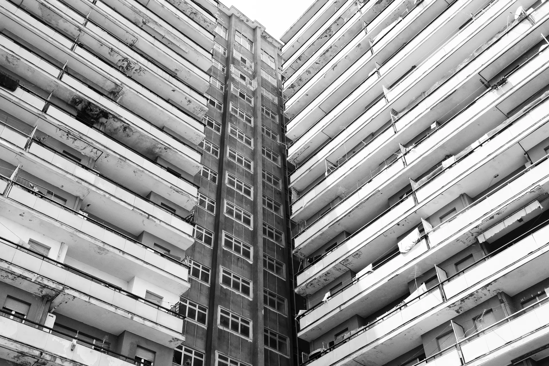 Fotografia in bianco e nero di Matteo Leprini