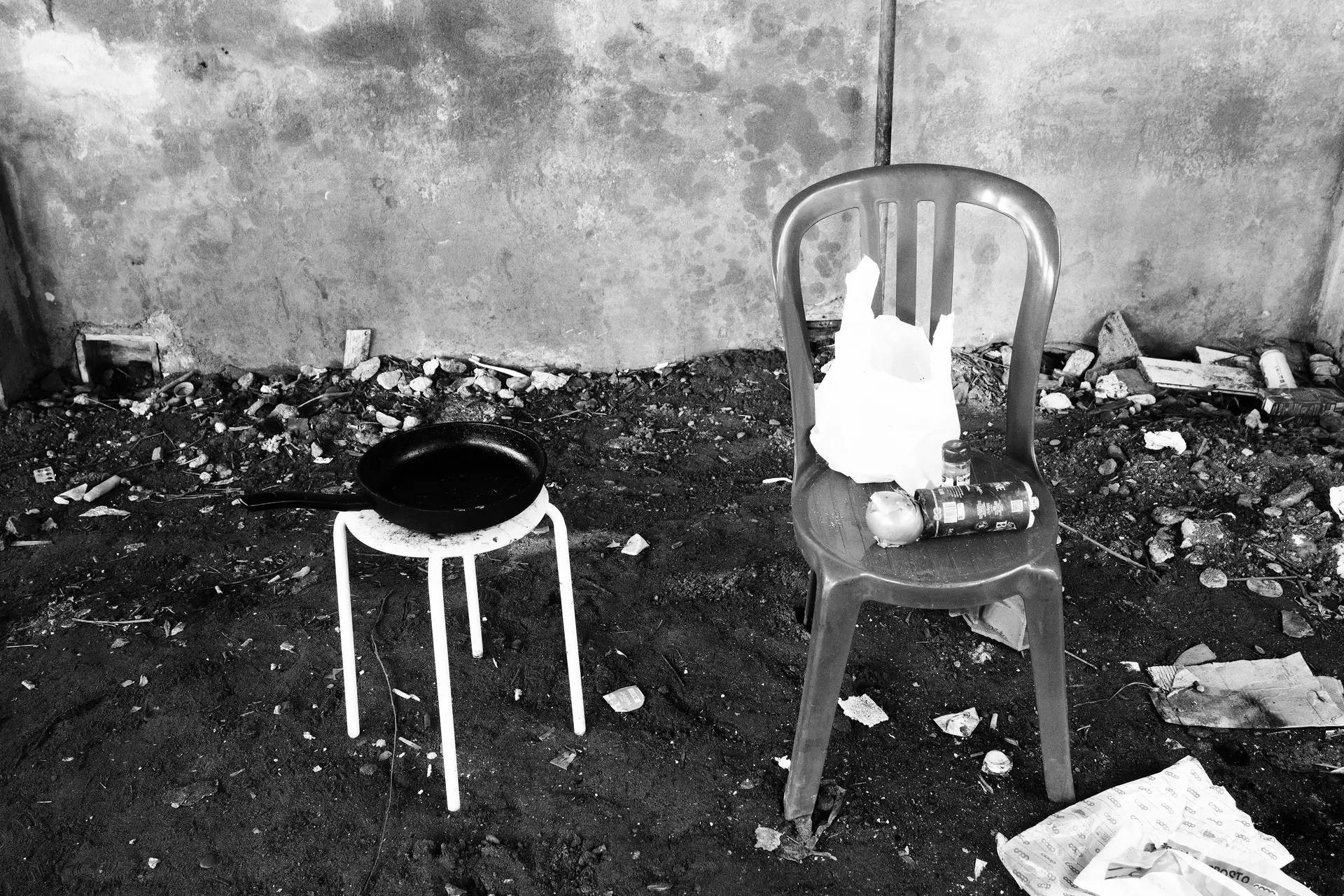 Fotografia in bianco e nero di Matteo Leprini