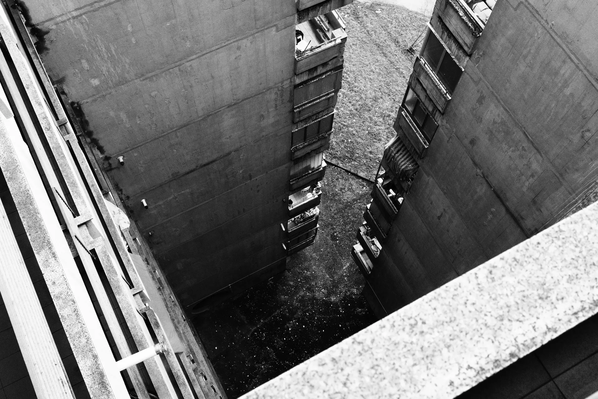 Fotografia in bianco e nero di Matteo Leprini